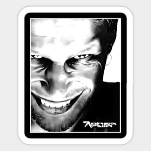 Aphex twin Scary Smile Sticker